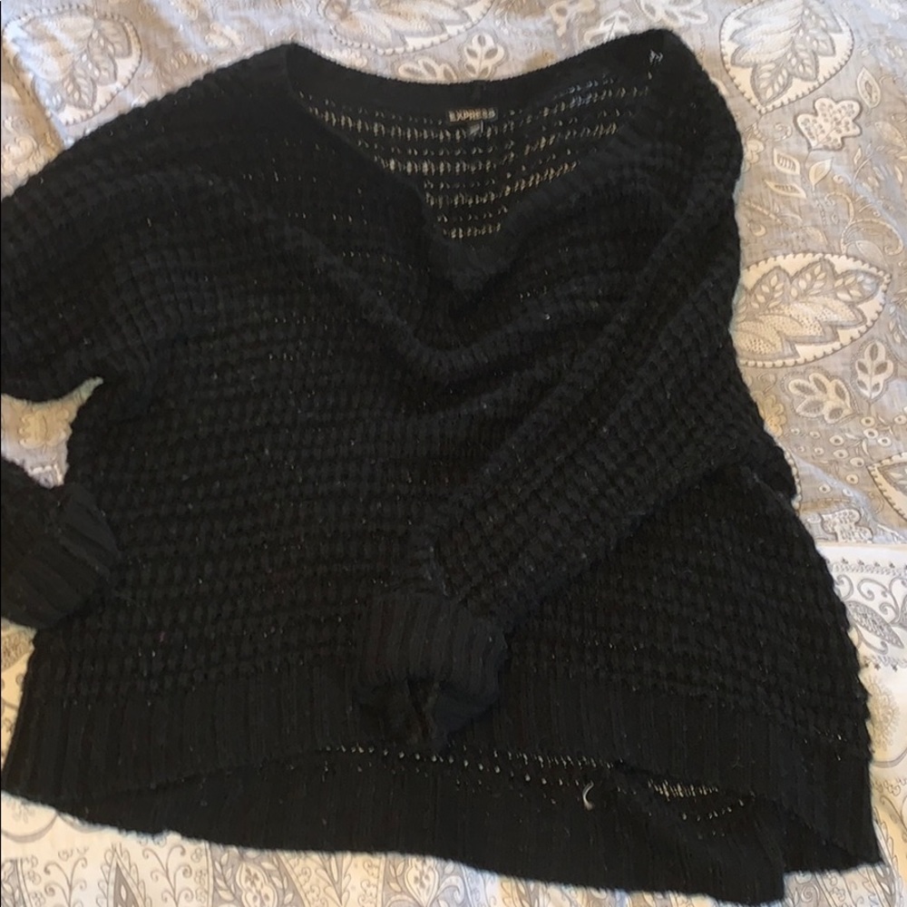 Express black sweater